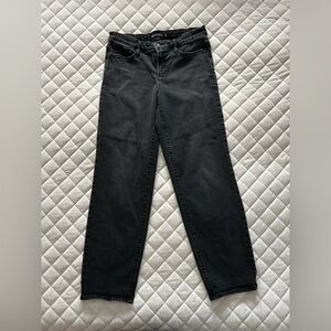 Athleta Carbon Black Wash Sculptek Denim Straight Leg Jeans Size 10